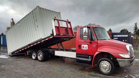 need loaded shipping container moved.